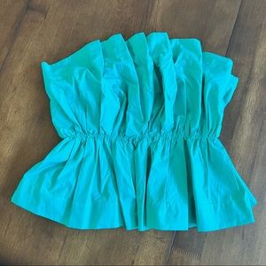 Anthropologie ruffle Tube top